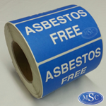 Asbestos Free Labels